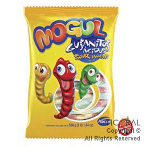 GOMITAS MOGUL GUSANITOS ACIDOS 500GRS X 1